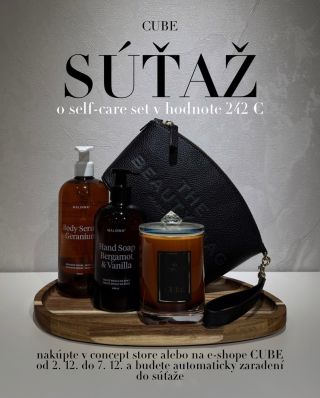 Nakúpte v CUBE od 2.12. do 7.12. v akejkoľvek hodnote a zapojte sa do zimnej súťaže o self-care set v hodnote 242 €, ktorý...