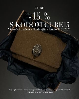 Popri našich Black Friday zľavách prinášame pre všetkých ešte jednu výhodu navyše – s kódom CUBE15 získate 15 % na všetky...